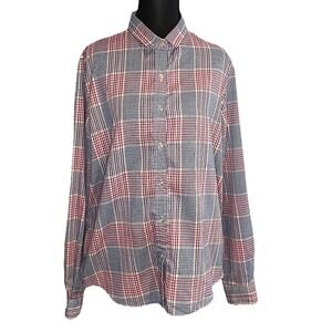 Authentic Vintage Wrangler Plaid Shirt‎ Size Large Made in USA Women's